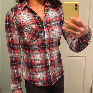 Flannel checker print